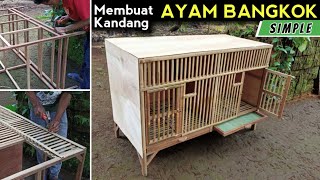 Pembuatan Pagar Kandang Ayam Umbaran Semi Intensif dari Baja Ringan. 