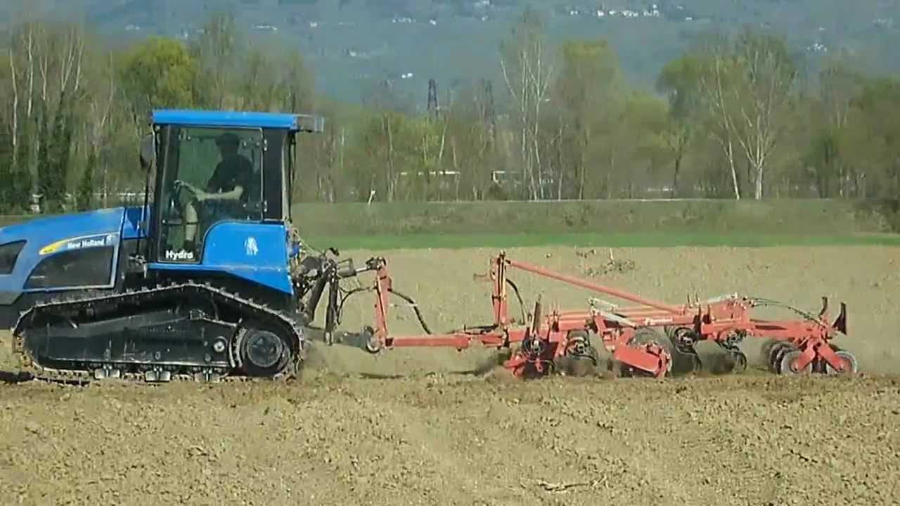 Newholland tk 130 & vibro kverneland - YouTube
