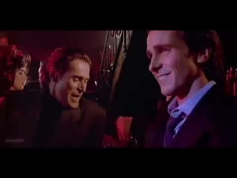 Willem Dafoe Talking To Patrick Bateman|Meme Template