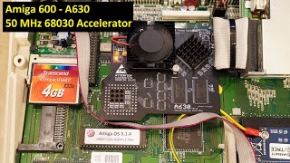 New Amiga 600 Accelerator - The A630 (68030@50 MHz with 64 MB of RAM)