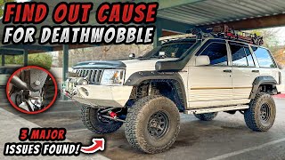 How to Find your Jeep Death Wobble Issues EASY | Jeep Grand Cherokee ZJ