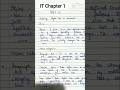 Class 10 IT chapter 1( Applying styles to a document) short notes for cbse 2026-2027