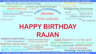 Rajan   Languages Idiomas - Happy Birthday