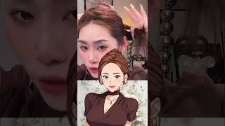 How To Create "High Bun Hairstyle💫 | Viral Front Puff Hack" #hairstyle #pony #bun#puff #hairtutorial