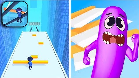 Roof Rails | Wacky Run - All Levels Gameplay Android, ios