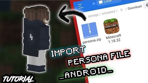 How To Import PERSONA file To MCPE Android (custom capes with skins pack) Tutorial