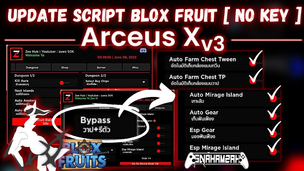 Mobile Roblox Blox Fruits Script - Auto Farm, TP, Dungeon