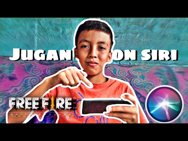 SIRI JUEGA FREE FIRE ! 