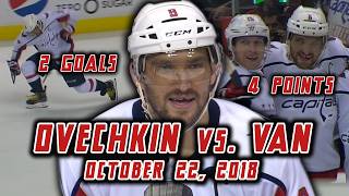 Ovi’s Big Night Gets Backstrom To 600 Assists (10/22/2018) @EveryOvechkinGoal