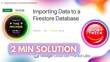 Importing Data to a Firestore Database #GSP642  #goodies #googlecloud #swags #arcade