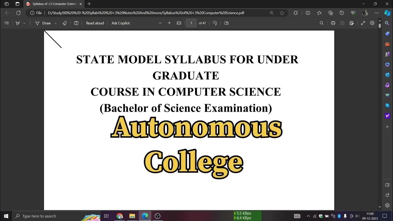BSc Computer Science (Core - 5) - Java Programming Syllabus Discussion ...