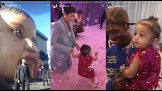 Kylie jenner and travis scott throw their baby stormi a million dollar
party for first birthday! guests include the ace family, dj khaled,
khloe kardashian, ...