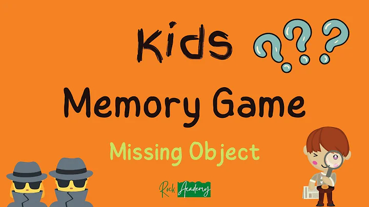 Kids Memory Game - What is Missing?