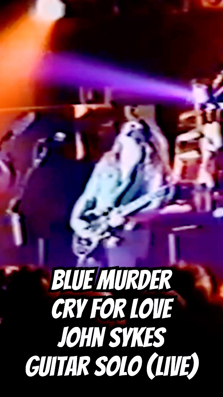 洋楽 Blue Murder John Sykes Cry For Love '89 Blue Murder - 
