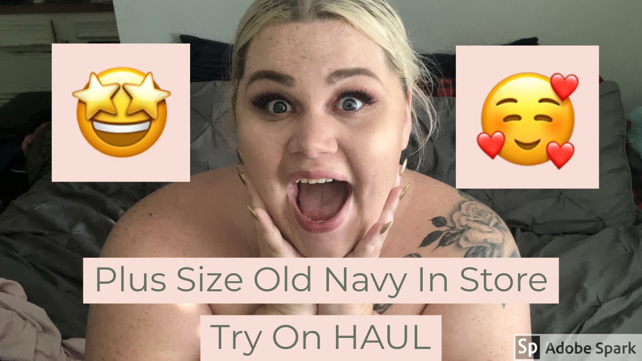 plus-size-in-store-try-on-haul-old-navy-youtube