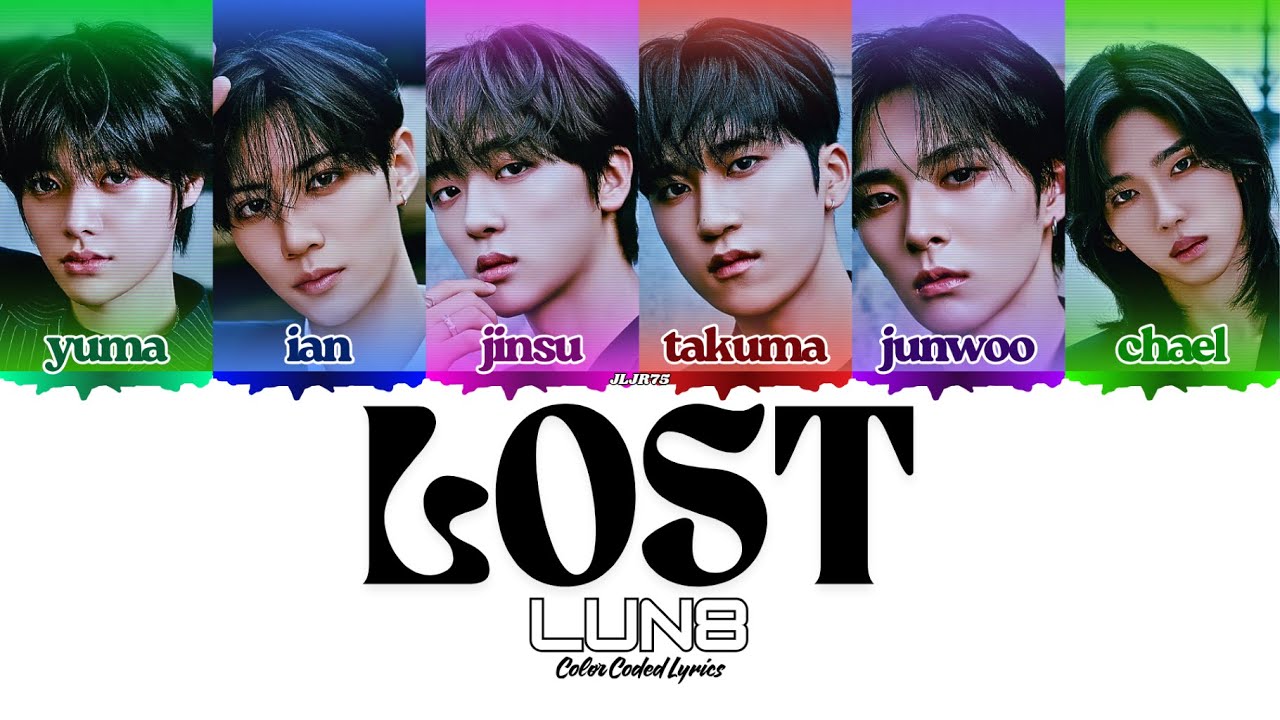 LUN8 루네이트 - lost (Color Coded Lyrics)