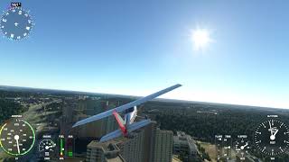 Полёт над Теремками в Microsoft Flight Simulator 2020
