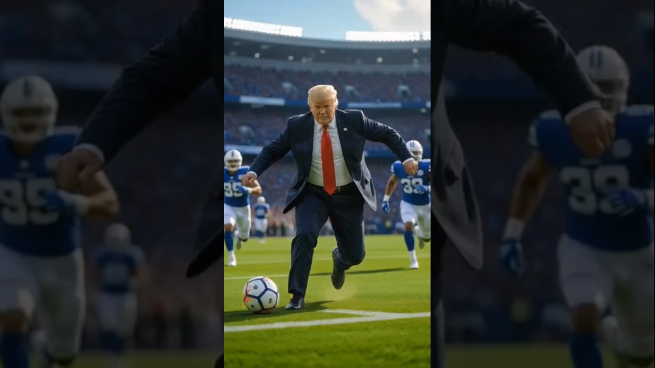 Donald Trump Playing Football ⚽ | Funny & Epic Sports Moment | AI Video 2025
