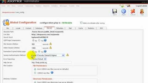 12) How to edit Global Configuration in Joomla?