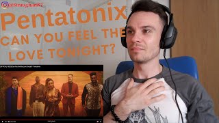 REACTING TO Pentatonix - Can You Feel the Love Tonight?