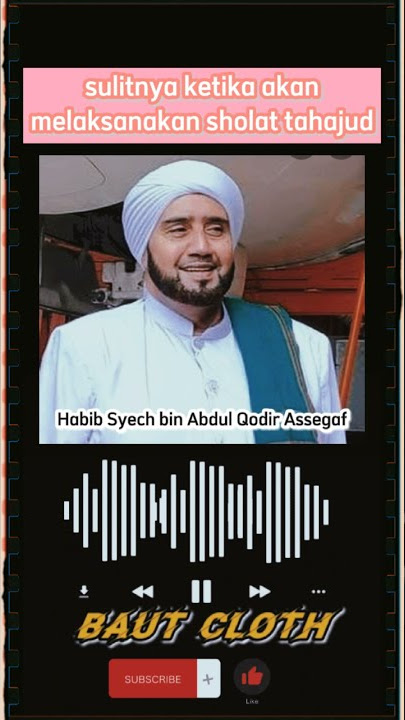 baru niat saja dapat pahala? apalagi jika melaksanakan tahajud - habib syech bin abdul qodir assegaf