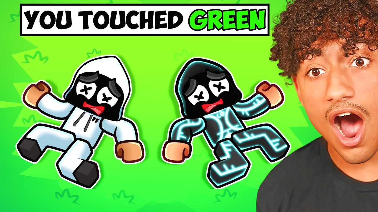 Roblox BUT WE CANT TOUCH COLORS!