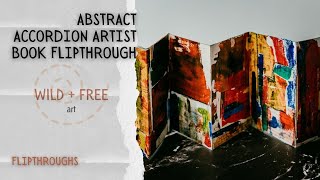 Abstract Accordion Artist Book Flipthrough #flipthroughfriday by Wild and Free Art 89 views 3 months ago 4 minutes, 30 seconds