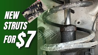 How to change front shocks of  Toyota Matrix, Corolla or Pontiac Vibe
