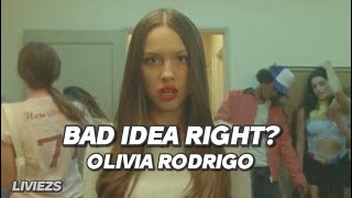 Olivia Rodrigo- Bad Idea Right? English Lyric Video