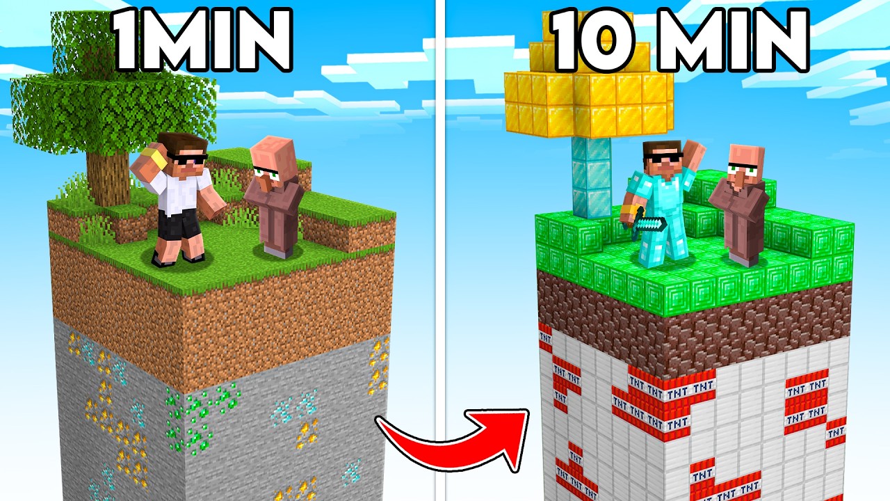 One Chunk, But The Chunk Changes EVERY MINUTE...