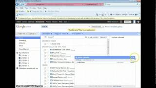 GoogleDocs How to Upload a Document