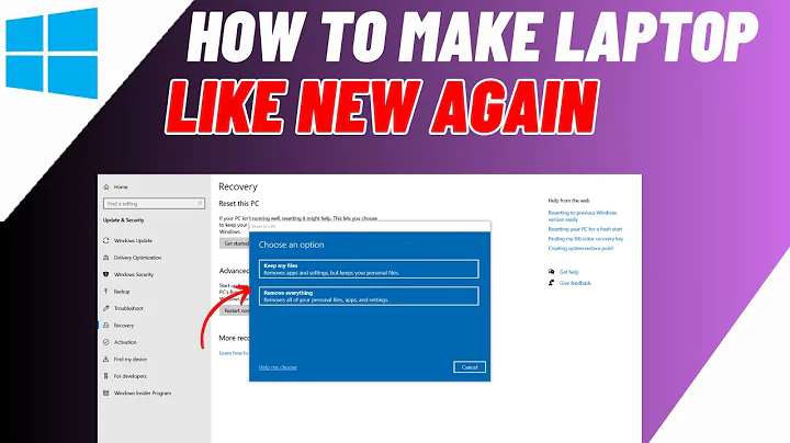 How To Make Laptop Like New Again (Complete Reset)