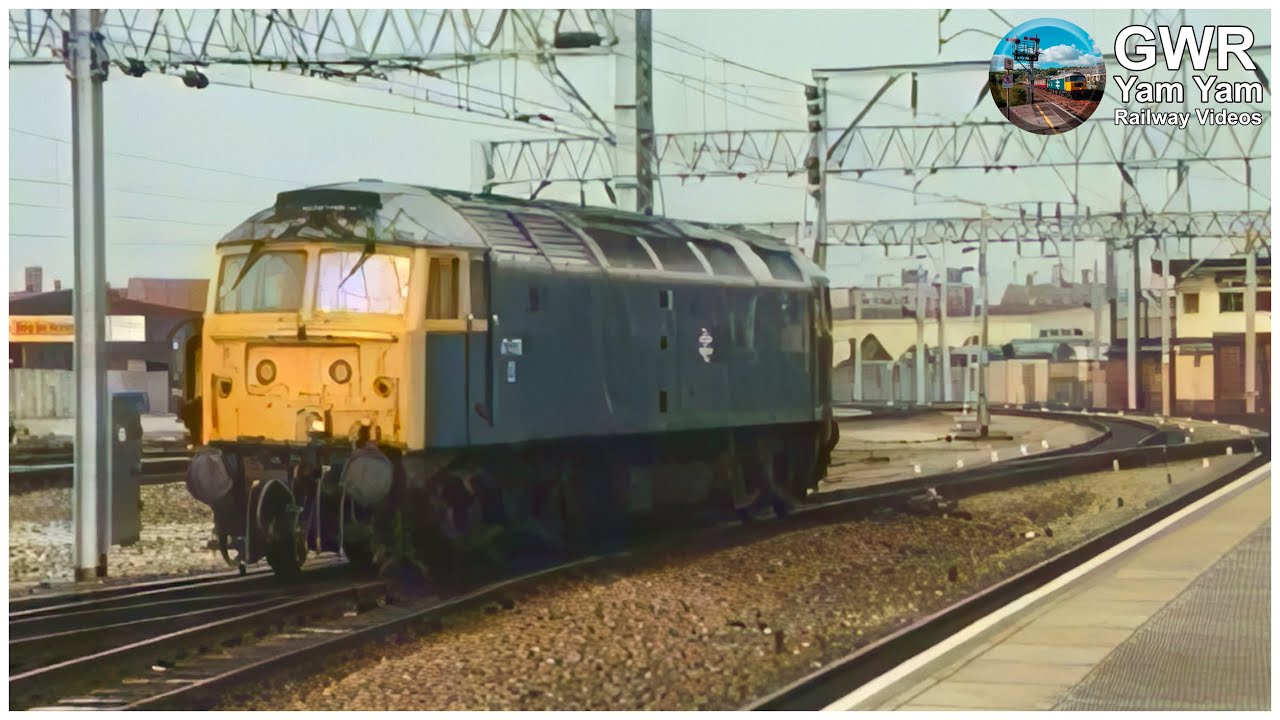 Last years of BR Blue - Crewe in the 1990s