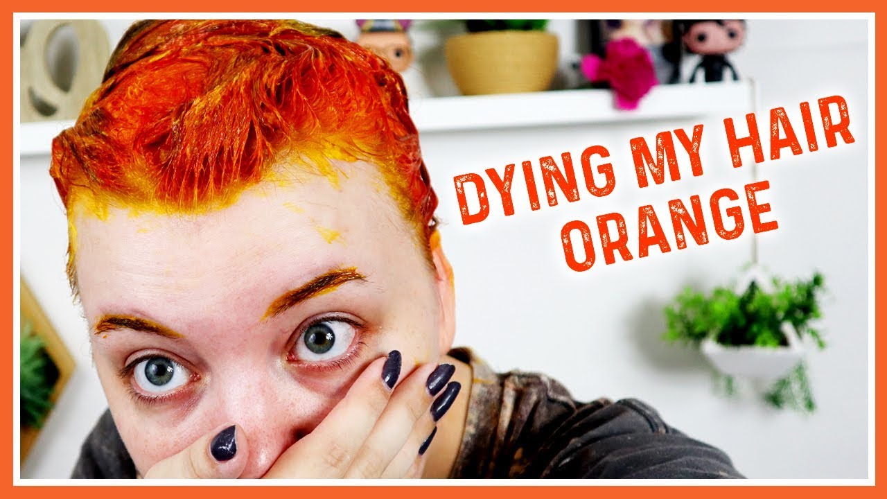 How to Dye Your Hair Orange and Black at Home - wide 4