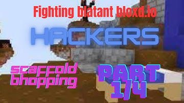 Fighting BLATANT HACKERS on bloxd.io bedwars (part 1)
