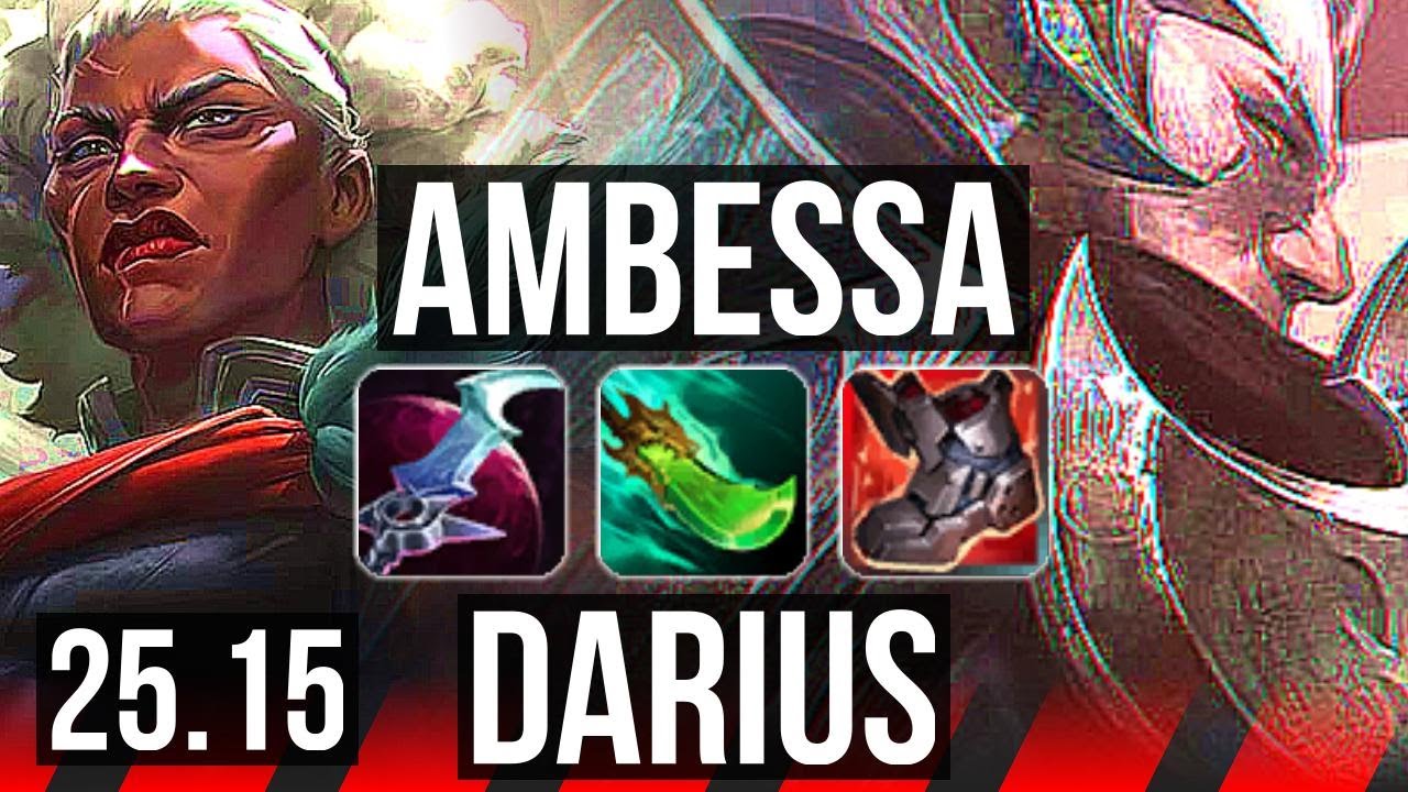 AMBESSA vs DARIUS (TOP) | KR Challenger | 25.15