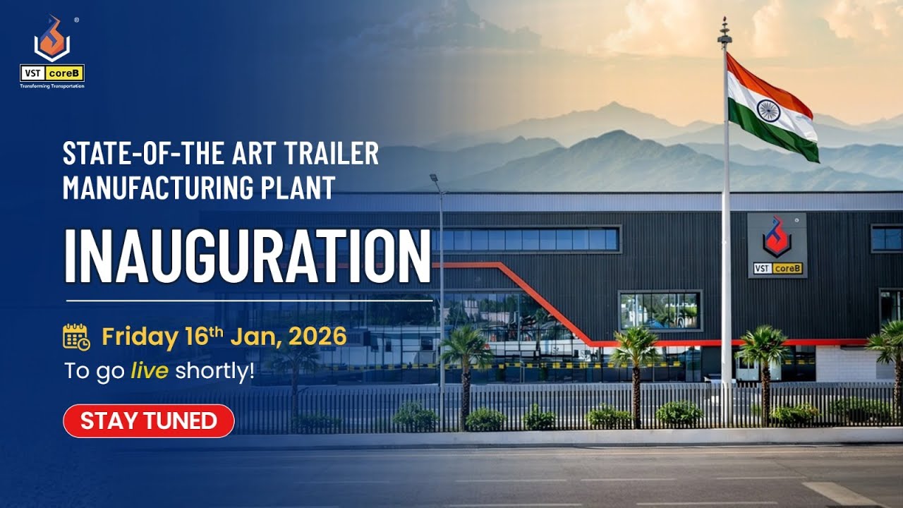 Live: VST coreB Trailers Plant GRAND INAUGURATION Ceremony | Largest Trailer Manufacturing Plant.