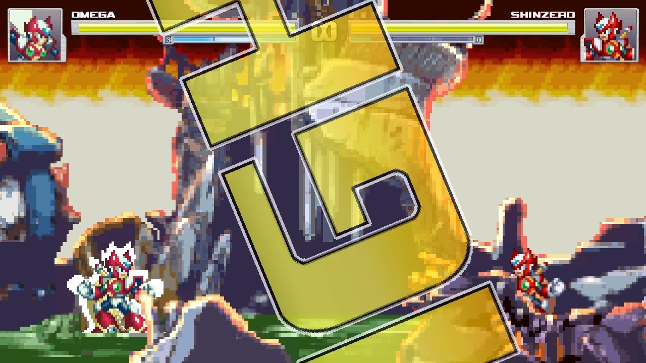 M.U.G.E.N. Shin Zero vs Omega Zero PS1