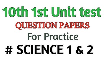 10th class 1st unit test question paper urdu medium 2023