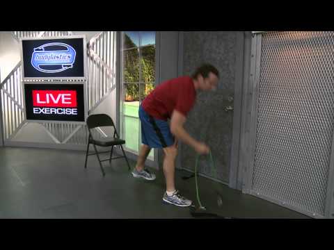 Play Standing Leg Abduction with Resistance Band video 1
