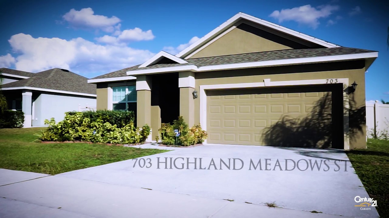 703 Highland Meadows Street Davenport, Fl 33837 YouTube