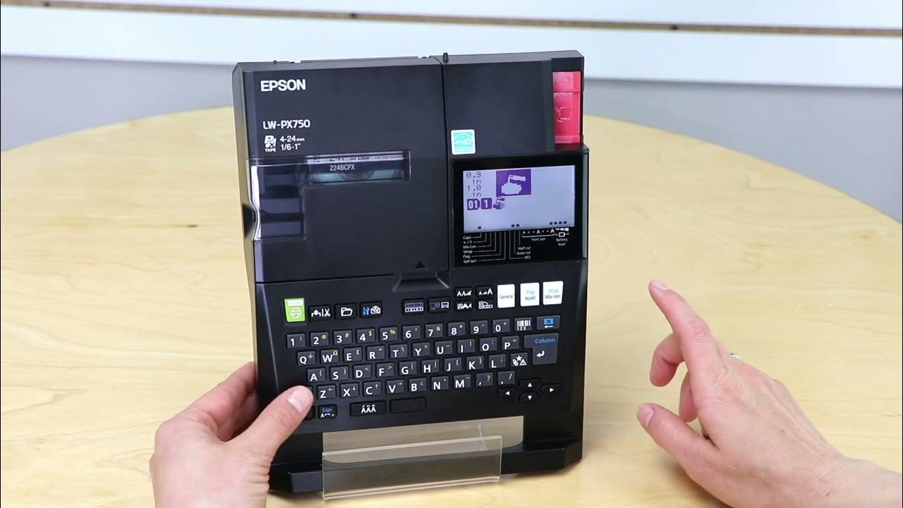 Epson's LWPX750 Label Printer Make PicturePerfect Labels with the