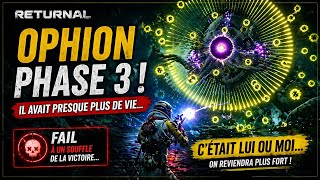 À un souffle de battre Ophion… et je perds tout (Returnal)
