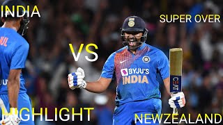 Sharma Stars In Thriller | SUPER OVER REPLAY | BLACKCAPS v INDIA - 3rd T20, 2020 highlight | india||
