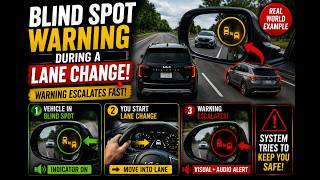 Blind Spot Warning During a Lane Change | Kia Telluride