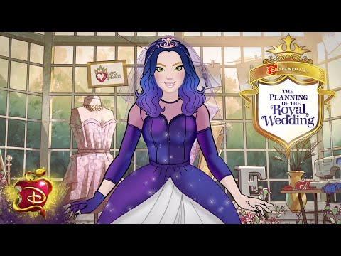 A Dress Fit for a Queen 👰 | Mal and Ben's Royal Wedding | Descendants