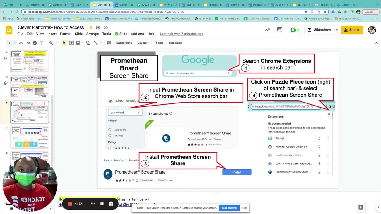 Promethean Screen Share Chrome Extension How to Install YouTube