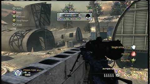 mw2 1v1 quick scope nTk I GetErWet vs RusH x Rambo game 1