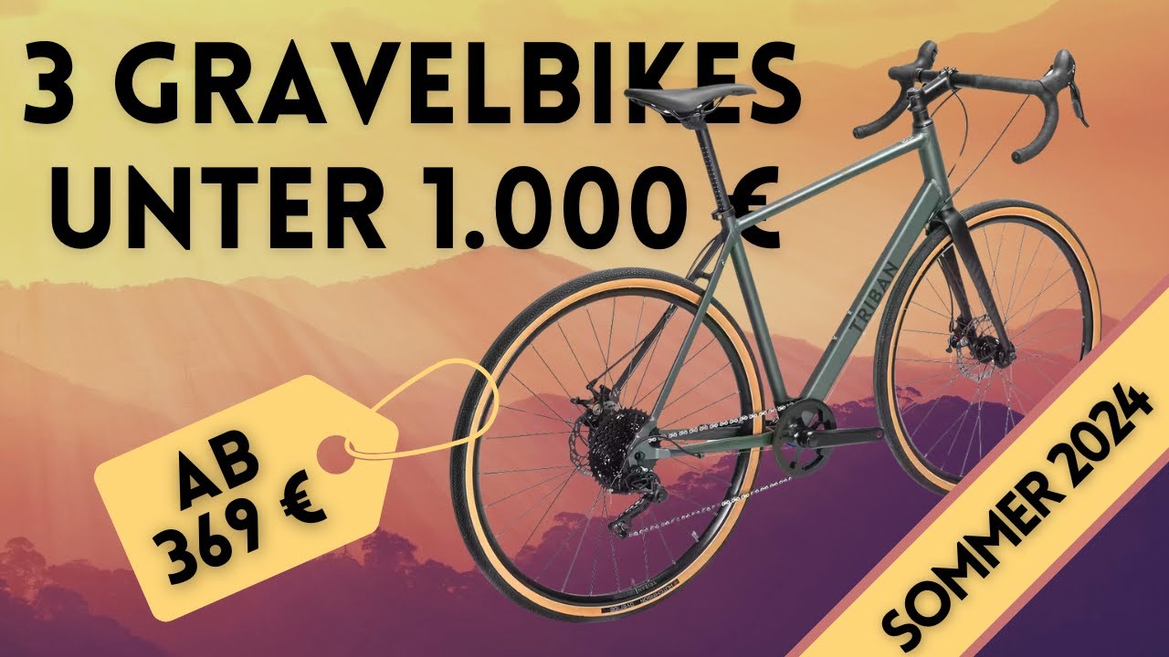 Die besten GRAVELBIKES UNTER 1.000  (Sommer 2024)