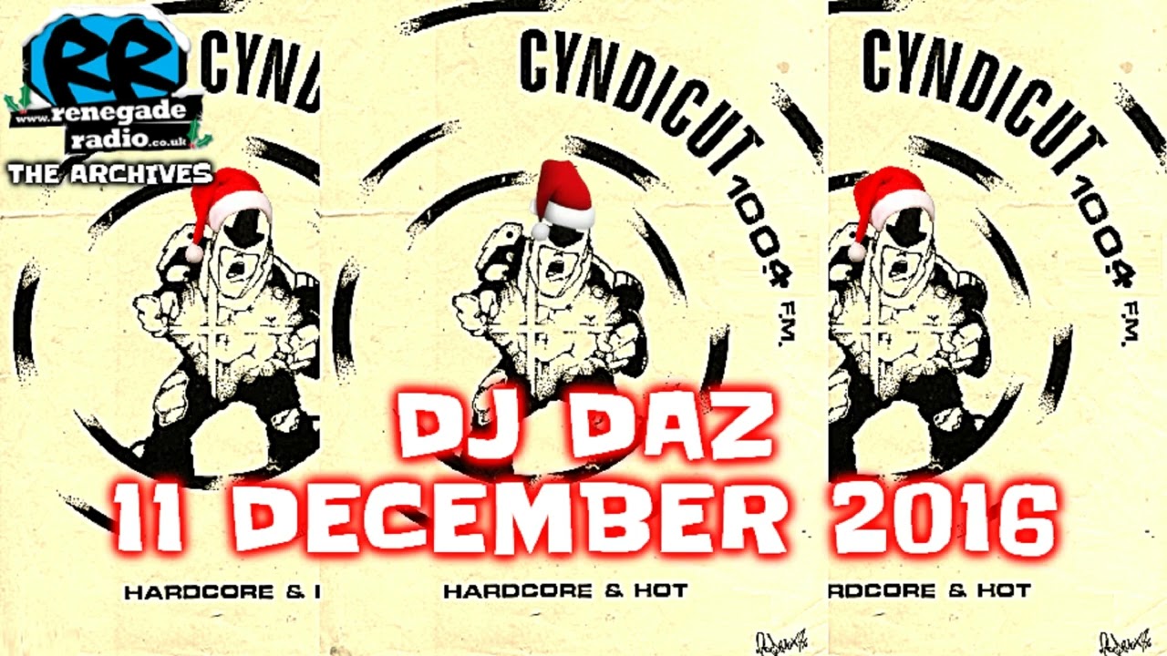 💥 DJ Daz (Splash Recordings) | Cyndicut FM, Essex | 11 December 2016 | BREAKBEAT RAVE JUNGLE DNB 💥